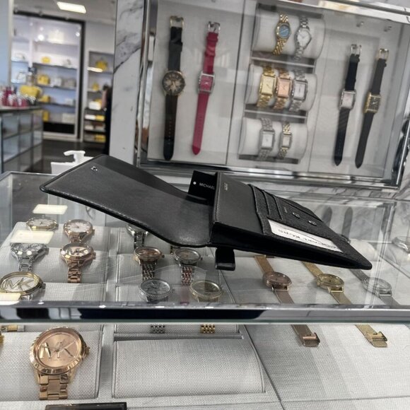 Michael Kors Cooper Large Embellished Signature Logo Travel Wallet 36R5LCOF6B - Picture 7 of 10